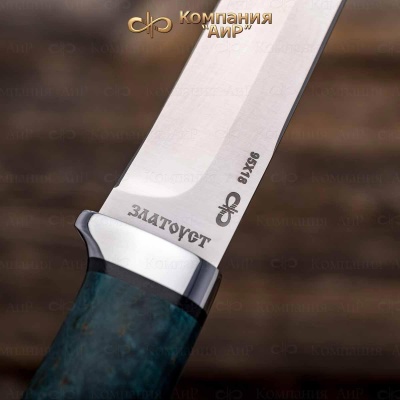 Лиса (стабилизированная карельская береза, лазурная) - Компания «АиР»