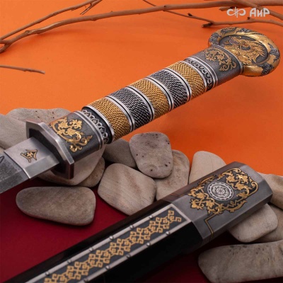 Меч корейский Божественный дракон с жемчужиной, Артикул: 39107 - Компания «АиР»