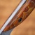 Набор Стейковый ЦМ: поднос, нож, вилка (композит с латунной микросеткой соты) дамасская сталь ZDI-1016 - Компания «АиР»