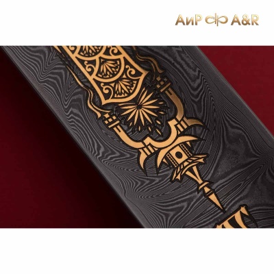 Рожок для обуви Мусуби, дамасская сталь ZDI-1016, Артикул: 37440 - Компания «АиР»