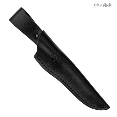 Ножны кожаные для ножа Стриж (черные) - Компания «АиР»