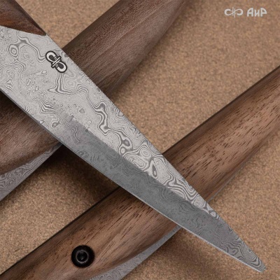 Набор стейковых ножей ЦМ (орех) дамасская сталь ZDI-1016 - Компания «АиР»