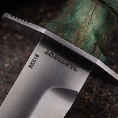 НР-43 Вишня (стабилизированная карельская береза красная, зеленая, лазурная) - Компания «АиР»