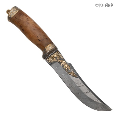 Нож Клык с сюжетом Саблезубый тигр, Артикул: 38949 - Компания «АиР»