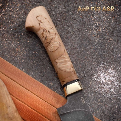 Пчак (стабилизированная карельская береза натуральная, латунь, stonewash) - Компания «АиР»