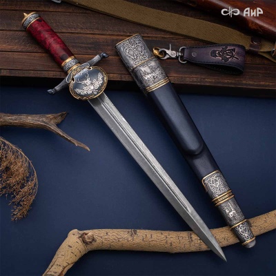 Гарнитур охотничий Царская охота, с хиршфангером, Артикул: 39191 - Компания «АиР»