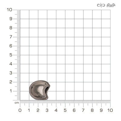 Бусина на темляк Мотошлем (литье, латунь, никелирование, катафорезный лак) - Компания «АиР»