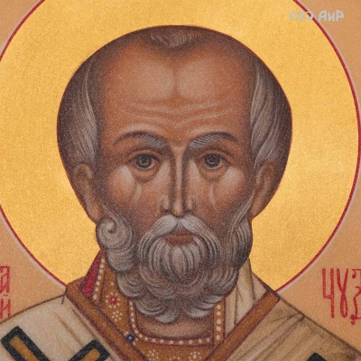 Икона в окладе Святитель Николай Чудотворец, Артикул: 39139 - Компания «АиР»