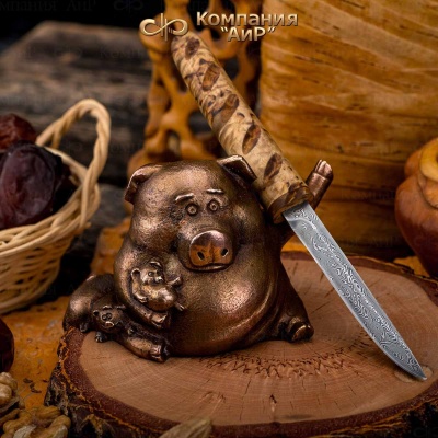  Композиция Шура Богемова с багетом, дамасская сталь ZDI-1016 - Компания «АиР»