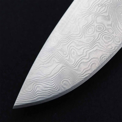 Складной (стабилизированная карельская береза коричневая) дамасская сталь ZDI-1016 - Компания «АиР»