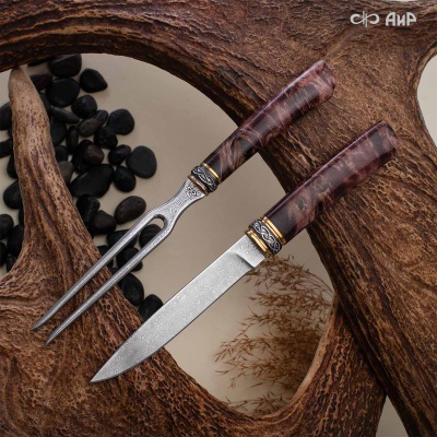 Гарнитур охотничий Великаны леса, с хиршфангером, Артикул: 39207 - Компания «АиР»