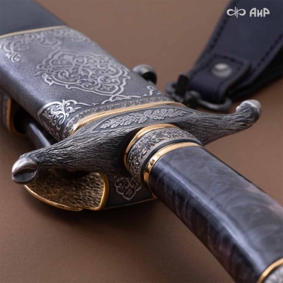 Гарнитур охотничий Медведь, с хиршфангером, Артикул: 39114 - Компания «АиР»