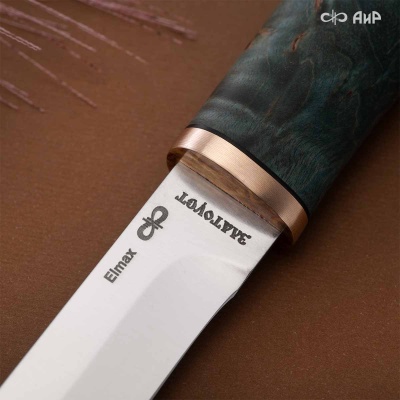 Заноза (стабилизированная карельская береза лазурная, мокуме гане) - Компания «АиР»