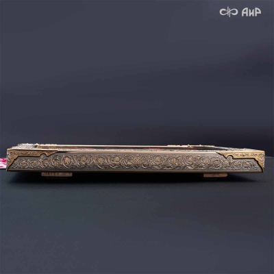 Икона Божией Матери Всецарица (Пантанасса) в окладе и киоте, Артикул: 39149 - Компания «АиР»