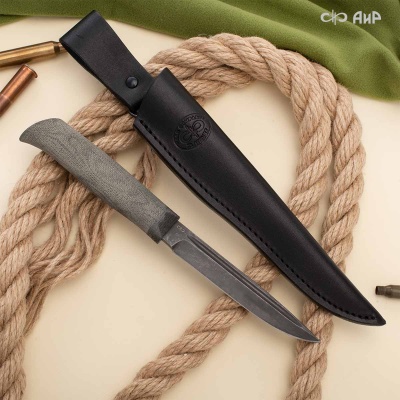 Финка Вача Лайт (текстолит, пескоструйная обработка рукояти, стоунвош) - Компания «АиР»