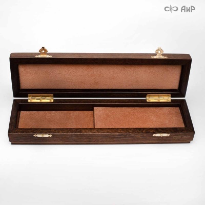 Нож Клык люкс с сюжетом Охота на лося, Артикул: 36757 - Компания «АиР»