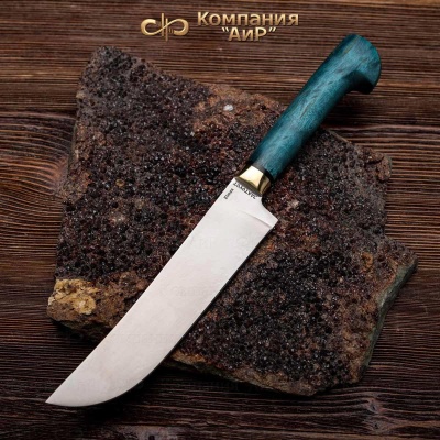 Пчак (стабилизированная карельская береза лазурная, латунь) - Компания «АиР»