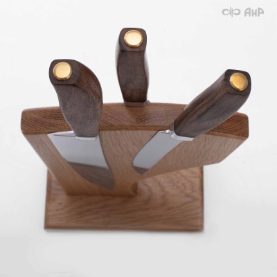 Магнитный держатель для ножей Парус (дуб) - Компания «АиР»