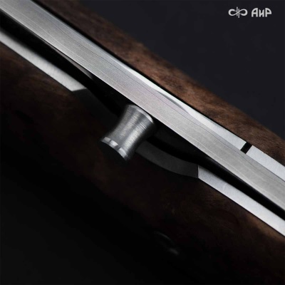 Складной (стабилизированная карельская береза коричневая) дамасская сталь ZDI-1016 - Компания «АиР»