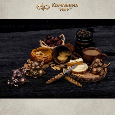  Композиция Шура Богемова с багетом, дамасская сталь ZDI-1016 - Компания «АиР»