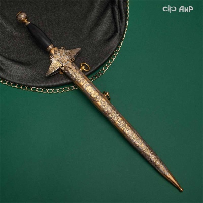 Кортик Генеральский, цельнометаллические ножны, Артикул: 39175 - Компания «АиР»