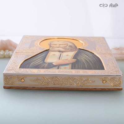 Икона в окладе Преподобный Серафим Саровский, Артикул: 39189 - Компания «АиР»
