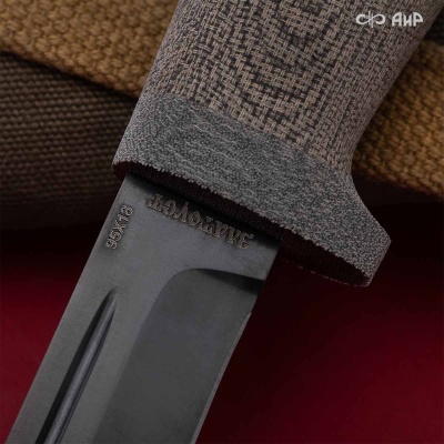 Штрафбат Нью (текстолит, пескоструй, без гарды, углеродное покрытие DLC) 95Х18 - Компания «АиР»