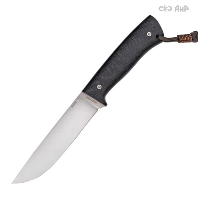 Бекас ЦМ (карбон черный, клиновая срезка, паракорд, медная бусина) - Компания «АиР»