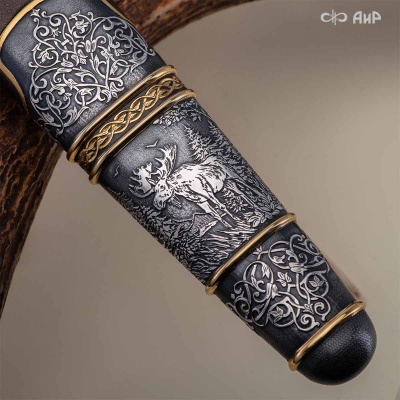 Гарнитур охотничий Великаны леса, с хиршфангером, Артикул: 39207 - Компания «АиР»