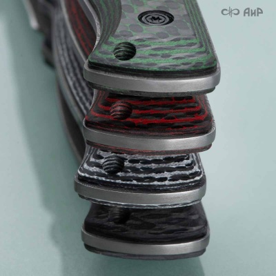 Стриж-Т (карбон зебра зеленый) дамасская сталь ZDI-1016 - Компания «АиР»