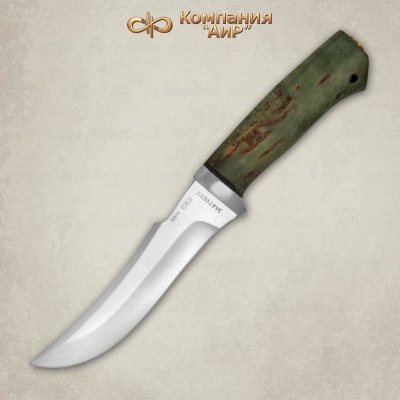 Клык (стабилизированная карельская береза, зеленая) - Компания «АиР»
