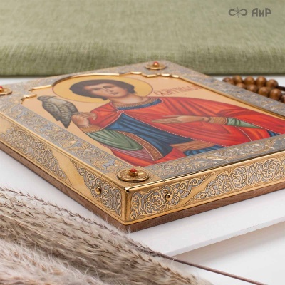  Икона в окладе Святой Мученик Трифон, Артикул: 39140 - Компания «АиР»