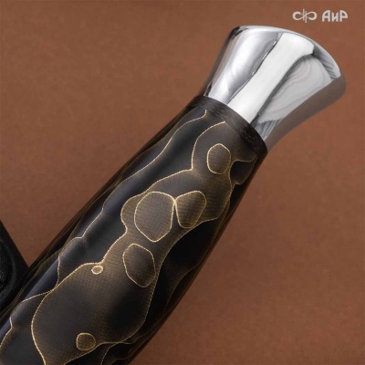 Финка-3 (композит с латунной микросеткой соты черный) - Компания «АиР»