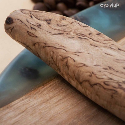Для нарезки ветчины (карельская береза) дамасская сталь ZDI-1016 - Компания «АиР»