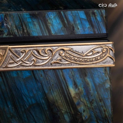 Шкатулка из лабрадорита Таинственная ночь, Артикул: 39158, Под заказ - Компания «АиР»