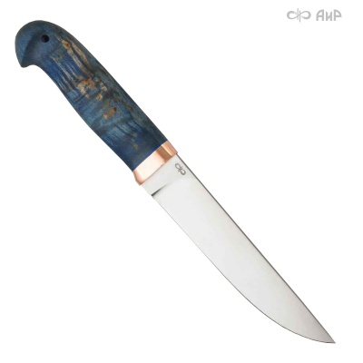 Сапсан (стабилизированная карельская береза зеленая, фибра, медь) - Компания «АиР»