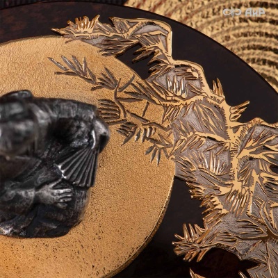 Шкатулка из обсидиана Журавли, Артикул: 38924 - Компания «АиР»