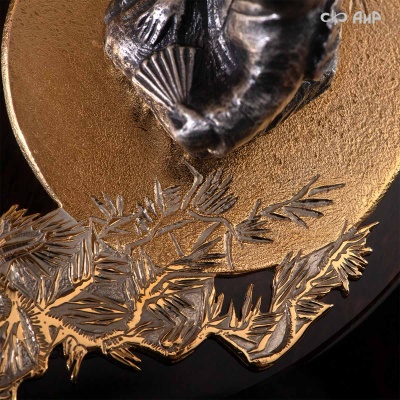 Шкатулка из обсидиана Журавли, Артикул: 38924 - Компания «АиР»