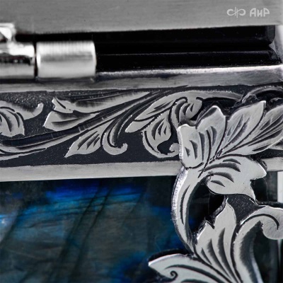 Шкатулка из лабрадорита Светлячки, Артикул: 39206 - Компания «АиР»